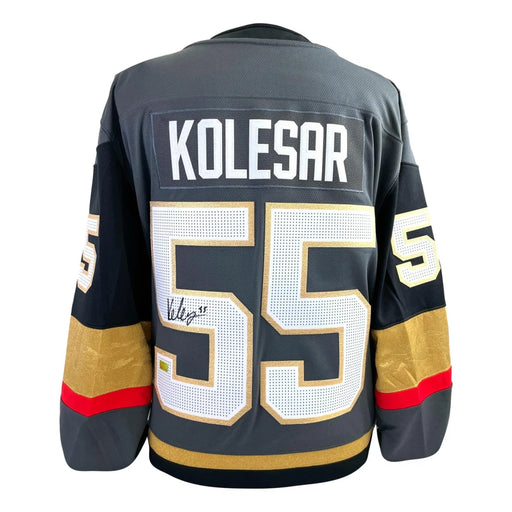 Keegan Kolesar Autographed Vegas Golden Knights Jersey COA Inscriptagraphs Signed