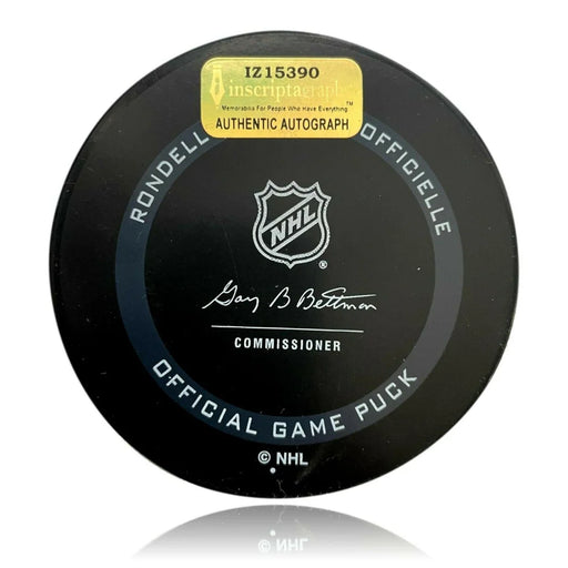 Keegan Kolesar Autographed Vegas Golden Knights Lake Tahoe Outdoors Puck COA