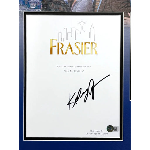 Kelsey Grammer Autographed Script Frasier Framed Collage BAS COA Photo Signed