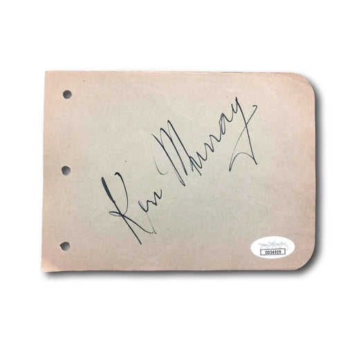 Ken Murray Hand Signed Album Page Cut JSA COA Autograph Bill and Coo Actor