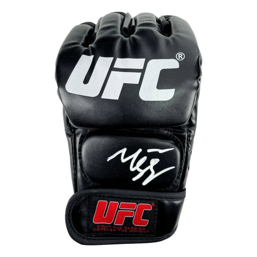 Khamzat Chimaev Signed UFC Official Glove Autograph 2 COAs JSA Inscriptagraphs