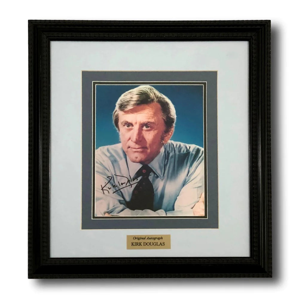 Kirk Douglas Signed 8X10 JSA COA Photo Framed Autograph Spartacus Michael Viking