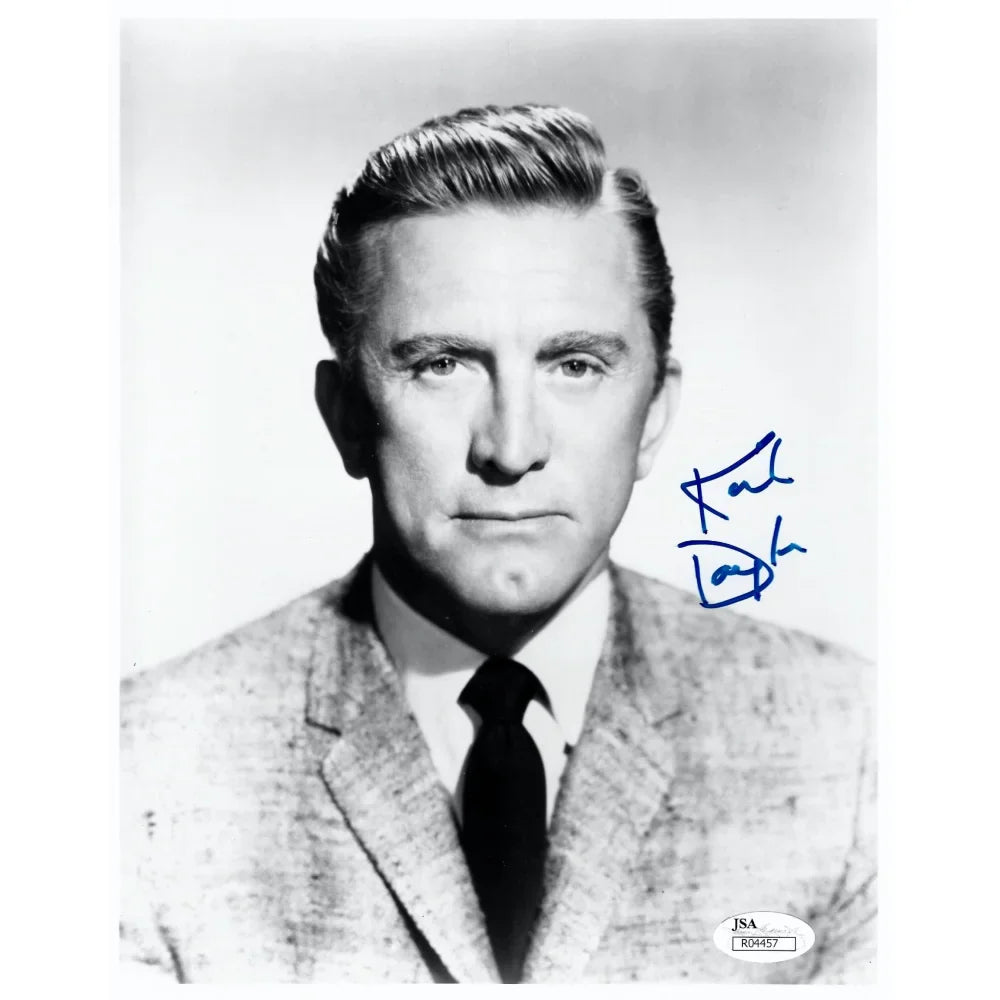 Kirk Douglas Signed B/W 8x10 Photo JSA COA Lust For Life Autograph