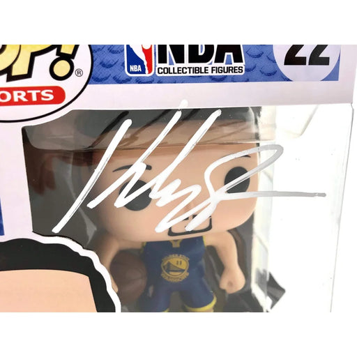 Klay Thompson Hand Signed Funko Pop #22 COA Golden State Warriors W