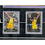 Kobe Bryant Final Lakers Game Used Authentic Floor Confetti & Season Ticket Collage Framed #D/50