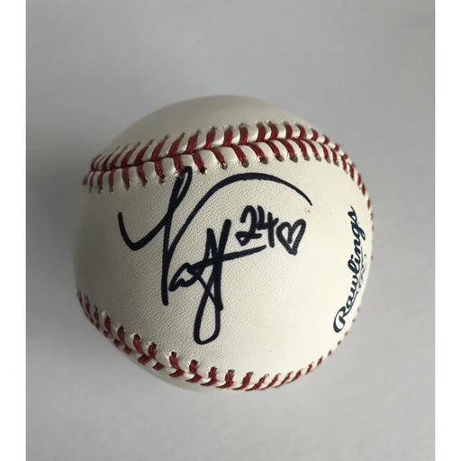 Kobe / Vanessa Bryant Dual Signed Baseball JSA COA Autograph Omlb Lakers