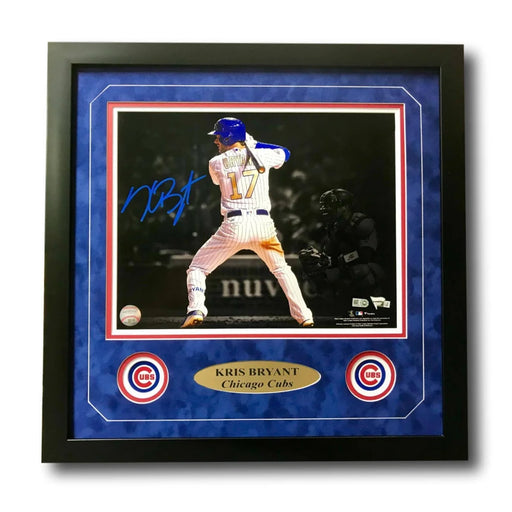 Kris Bryant Signed Cubs 11X14 Framed Photo COA MLB Chicago Autograph WS Champs