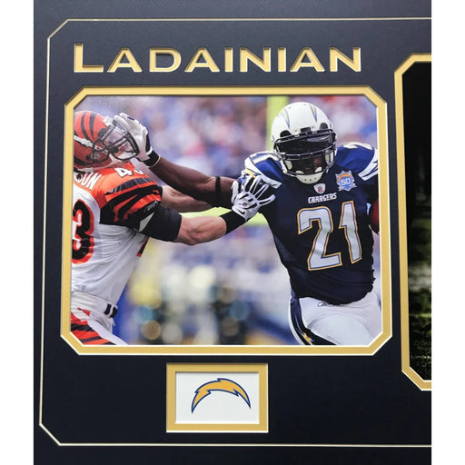 Ladainian Tomlinson Signed Chargers 8X Photo Collage Framed JSA COA LA SD