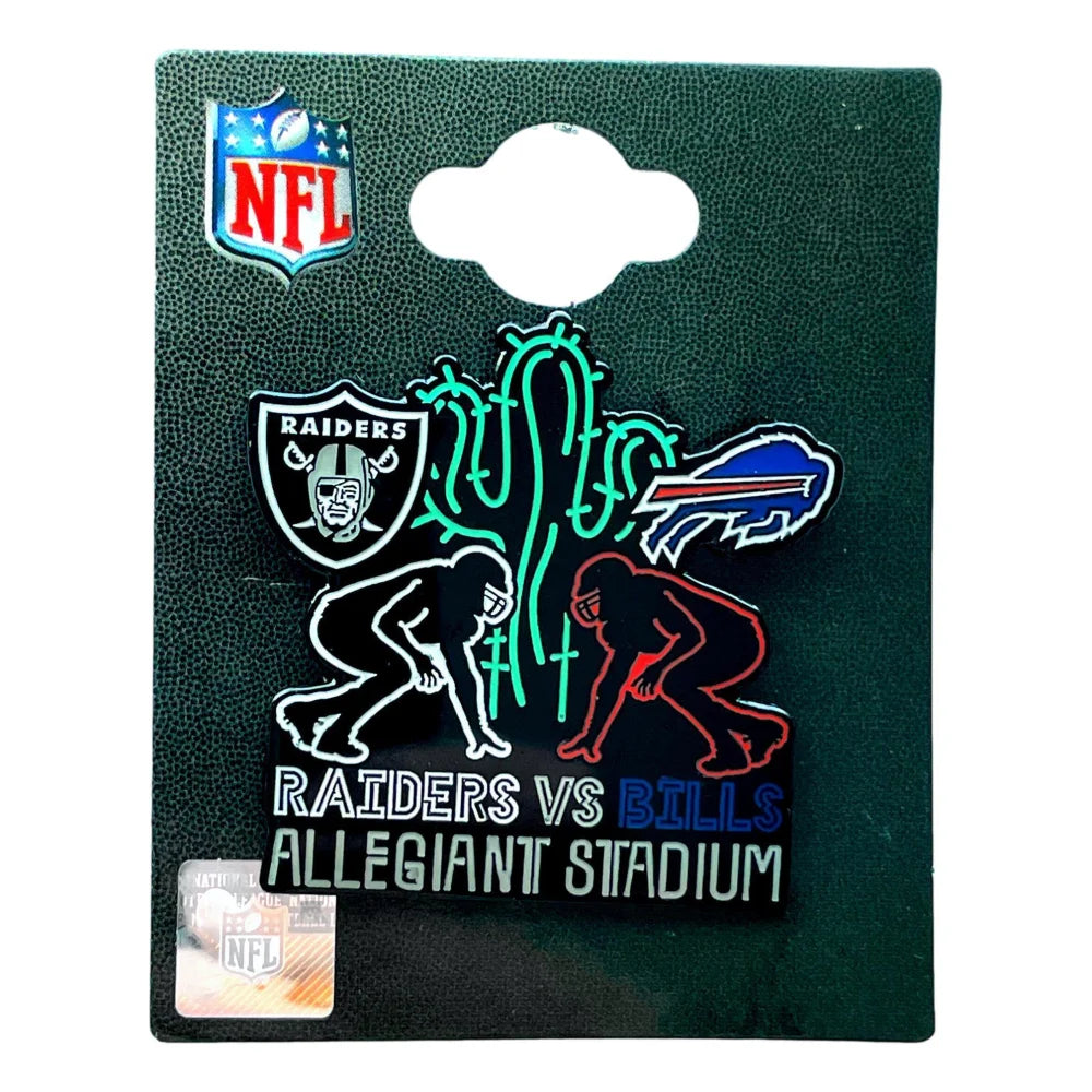 Las Vegas Raiders Limited Edition 2020 Inaugural Season Game Day Pin vs. Buffalo Bills