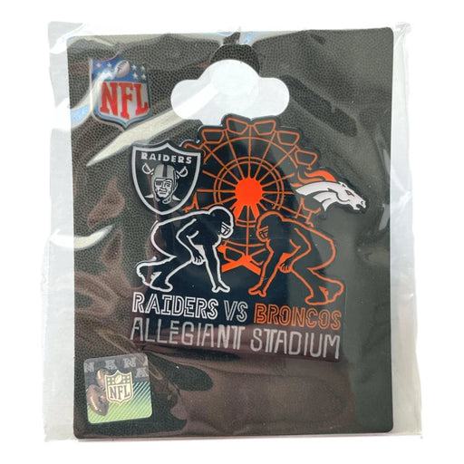 Las Vegas Raiders Limited Edition 2020 Inaugural Season Game Day Pin vs. Denver Broncos