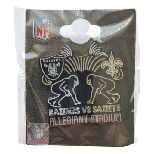 Las Vegas Raiders Limited Edition 2020 Inaugural Season Game Day Pin vs. New Orleans Saints