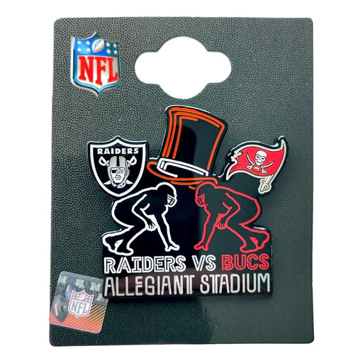 Las Vegas Raiders Limited Edition 2020 Inaugural Season Game Day Pin vs. Tampa Bay Buccaneers