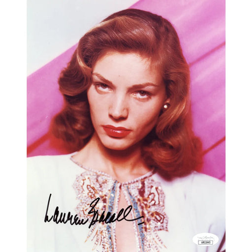 Lauren Bacall Autographed 8x10 Photo JSA COA Hollywood Actress Signed