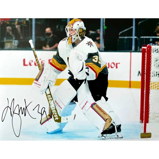 Laurent Brossoit Signed Vegas Golden Knights 11x14 Photo COA Inscriptagraphs VGK