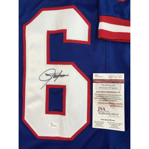 Lawrence Taylor Signed Ny Giants Football Jersey COA JSA Autograph HOF