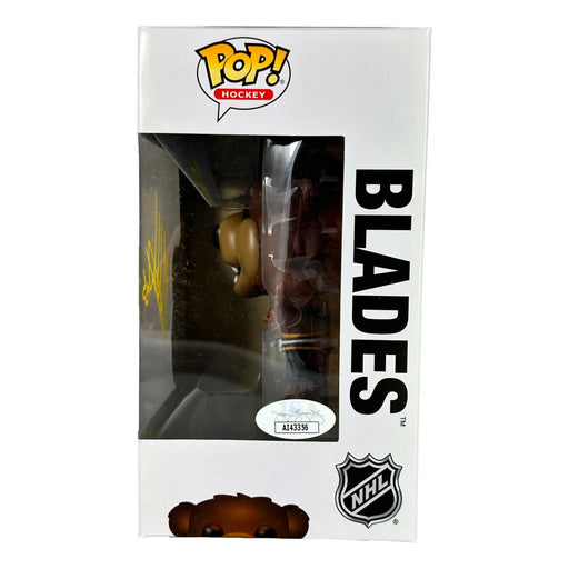 Linus Ullmark Autographed Funko Pop #04 Boston Bruins JSA COA Signed Blades