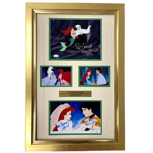 Little Mermaid Signed Cast 8x10 Photo Framed JSA Jodie Benson Pat Carroll Christopher Daniel Barnes