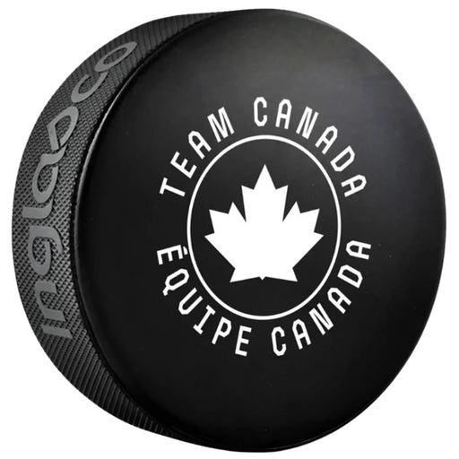 Logan Thompson Autographed Team Canada 2026 Olympics Black Hockey Puck Signed