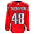 Logan Thompson Autographed Washington Capitals Authentic Jersey COA Inscriptagraphs Signed