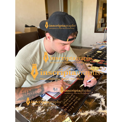 Logan Thompson Signed Inscribed Vegas Golden Knights 16x20 Photo IGM COA #D/10