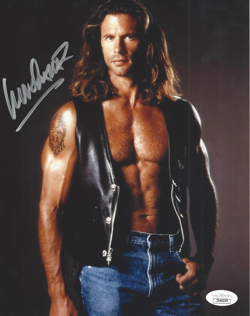 Lorenzo Lamas Signed 8x10 Photo JSA COA Autograph Renegade