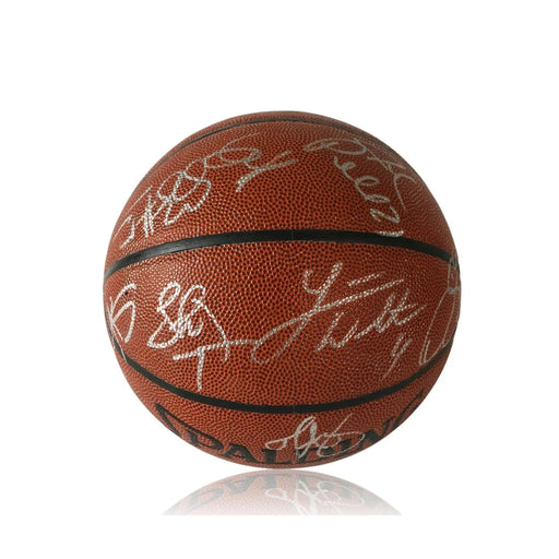 Los Angeles Lakers Team Signed 2009-10 Championship Basketball JSA COA Auto LA