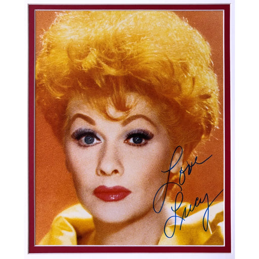 Lucille Ball Signed 8x10 Photo I Love Lucy Framed JSA/COA Autographed TV Show