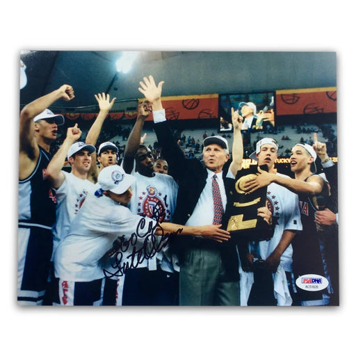 Lute Olson Signed Arizona 8X10 Photo COA PSA/DNA Wildcats Inscribed