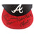 Maddux Glavine Smoltz Cox Jones 1995 Atlanta Braves Hand Signed BB Hat JSA COA