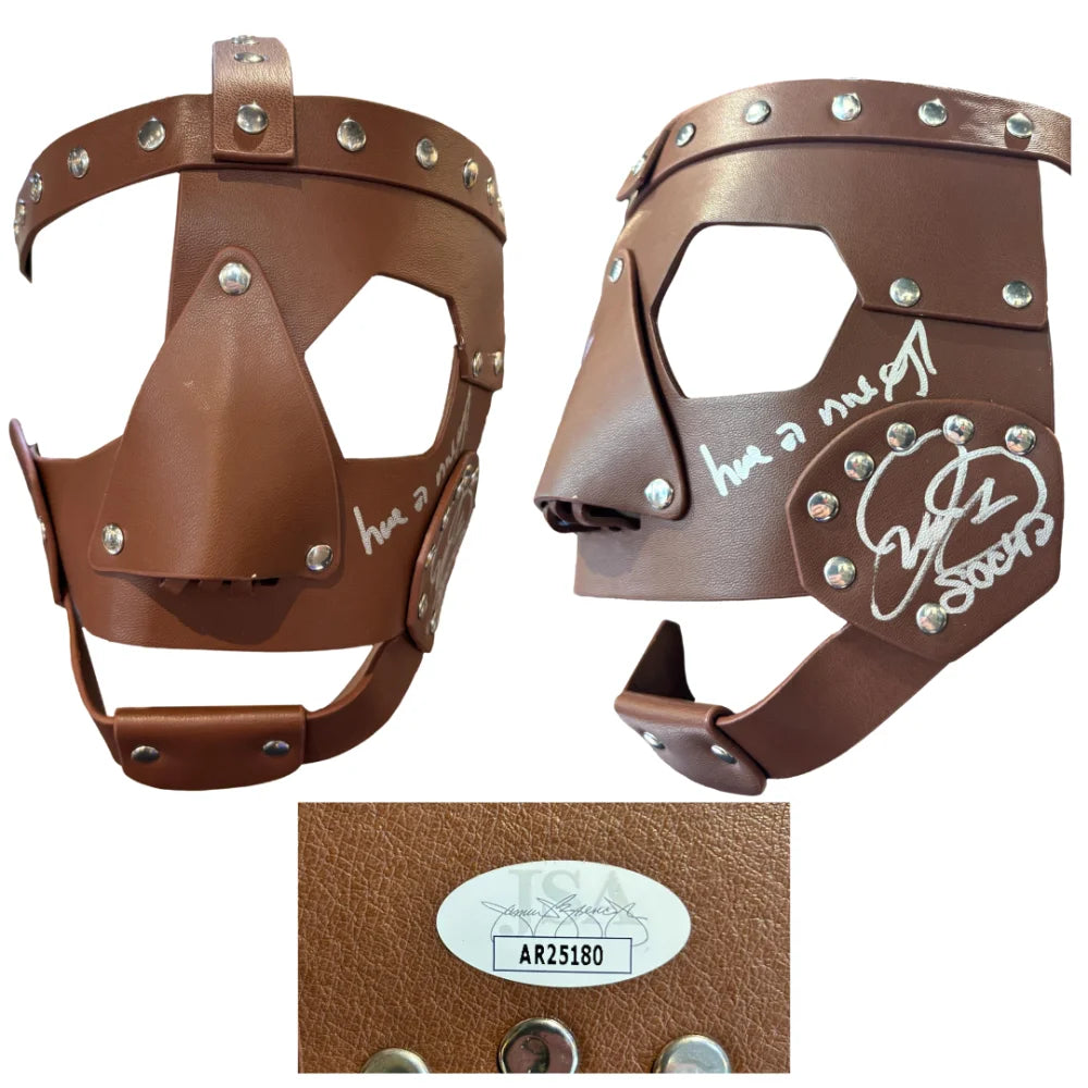 Mankind Mick Foley Autographed WWE WWF Mask Signed JSA COA Inscribed mankind-mick-foley-autographed-wwe-wwf-mask-signed-jsa-coa-inscribed