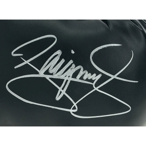 Manny Pacquiao Autographed Black Boxing Glove PSA/DNA COA Signed