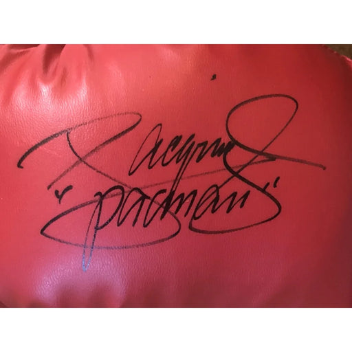 Manny Pacquiao Signed Everlast Boxing Glove JSA COA Autograph Pacman Mayweather