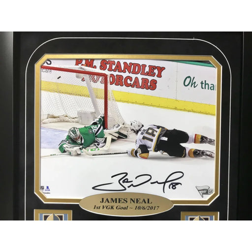 Marc-Andre Fleury / James Neal Signed 8X10 Photo Vegas Golden Knights Framed