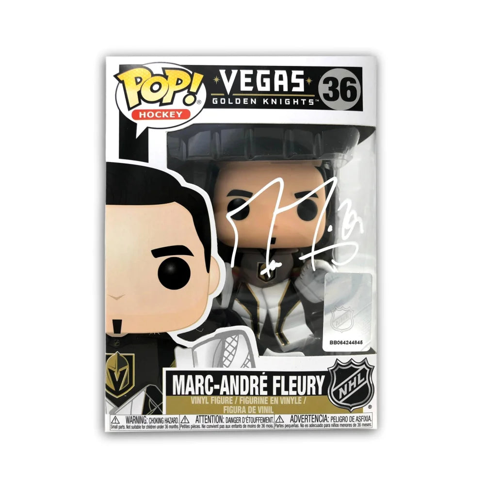 Marc-Andre Fleury Signed Funko Pop Vegas Golden Knights COA PSA/DNA Autograph