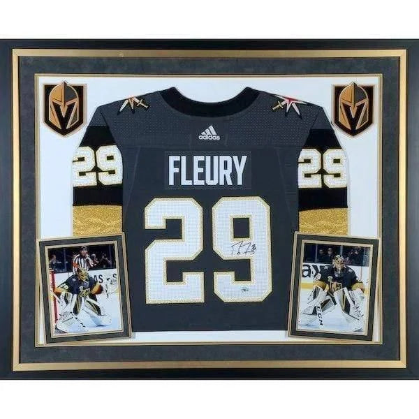 Marc-Andre Fleury Signed Vegas Golden Knights Framed Jersey VGK COA