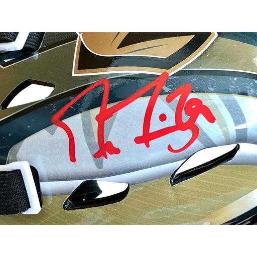 Marc-Andre Fleury Signed Vegas Golden Knights Mini Helmet Mask COA Beckett Autograph VGK