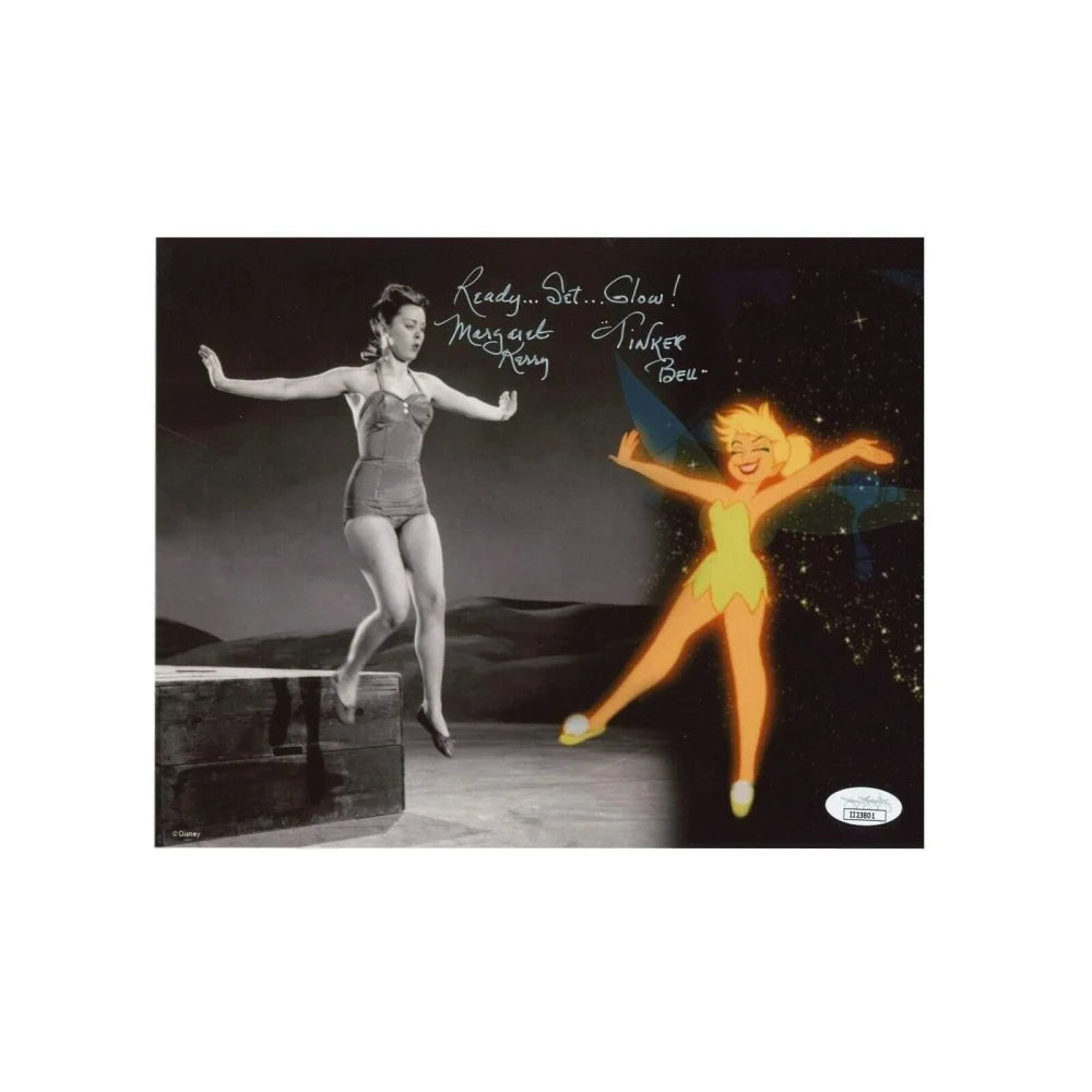 Margaret Kerry Signed Tinker Bell 8x10 Photo Inscribed ’Glow’ JSA COA Auto