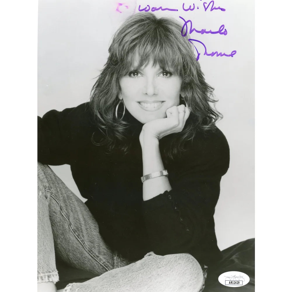 Marlo Thomas Autographed 8x10 Photo JSA COA St. Jude Danny Signed