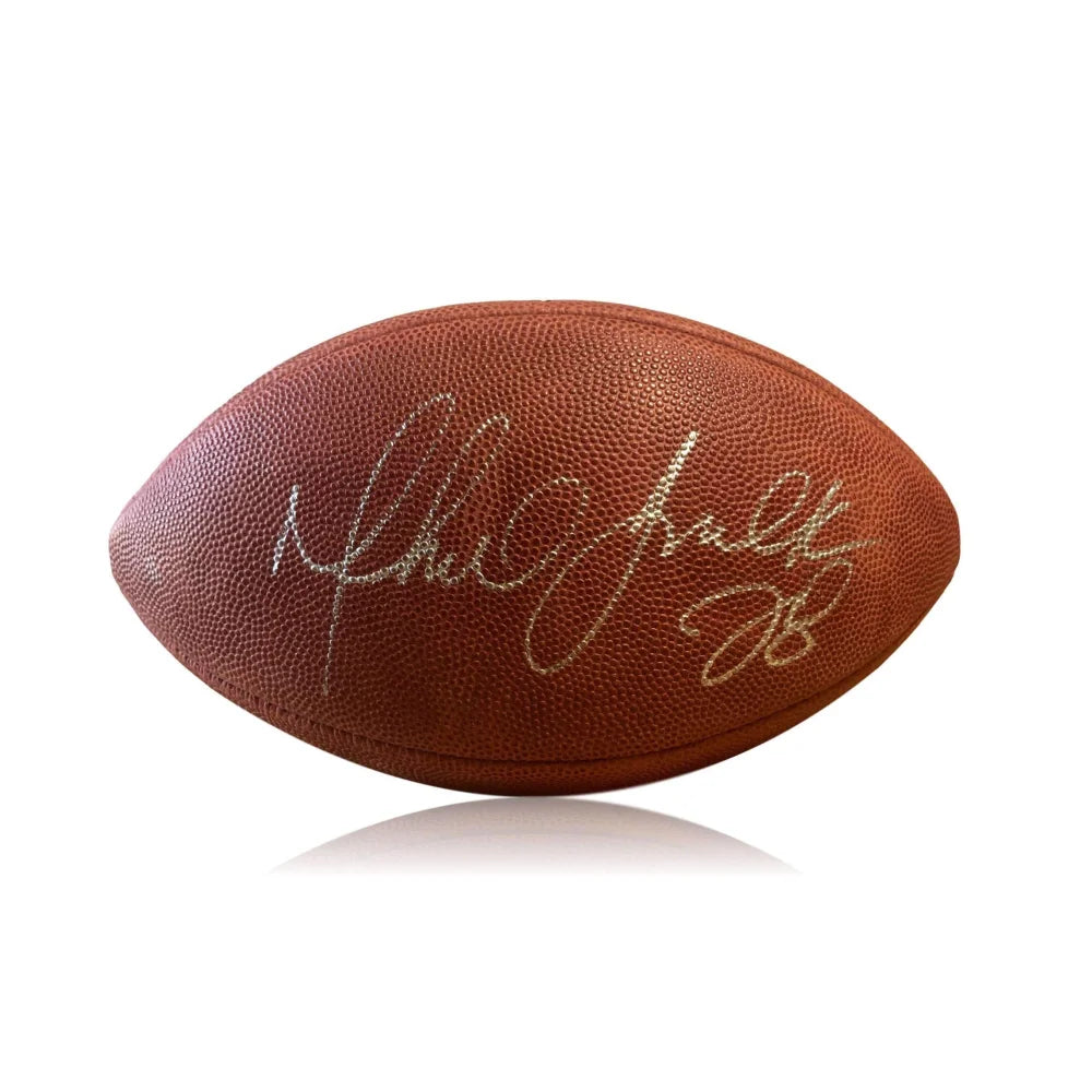 Marshall Faulk Signed Authentic NFL Football JSA COA Autograph Rams Colts La St. Louis