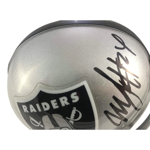 Marshawn Lynch Signed Las Vegas Raiders Oakland Mini Helmet Fanatics COA