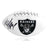 Marshawn Lynch Signed Las Vegas Raiders White Logo Stat Football COA JSA Autograph Oakland