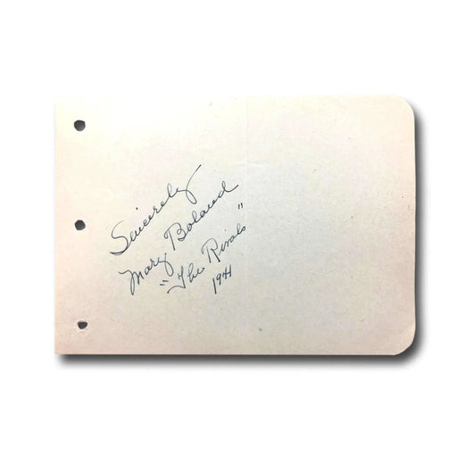 Mary Boland Hand Signed Album Page Cut JSA COA Autograph the Rivals Actress