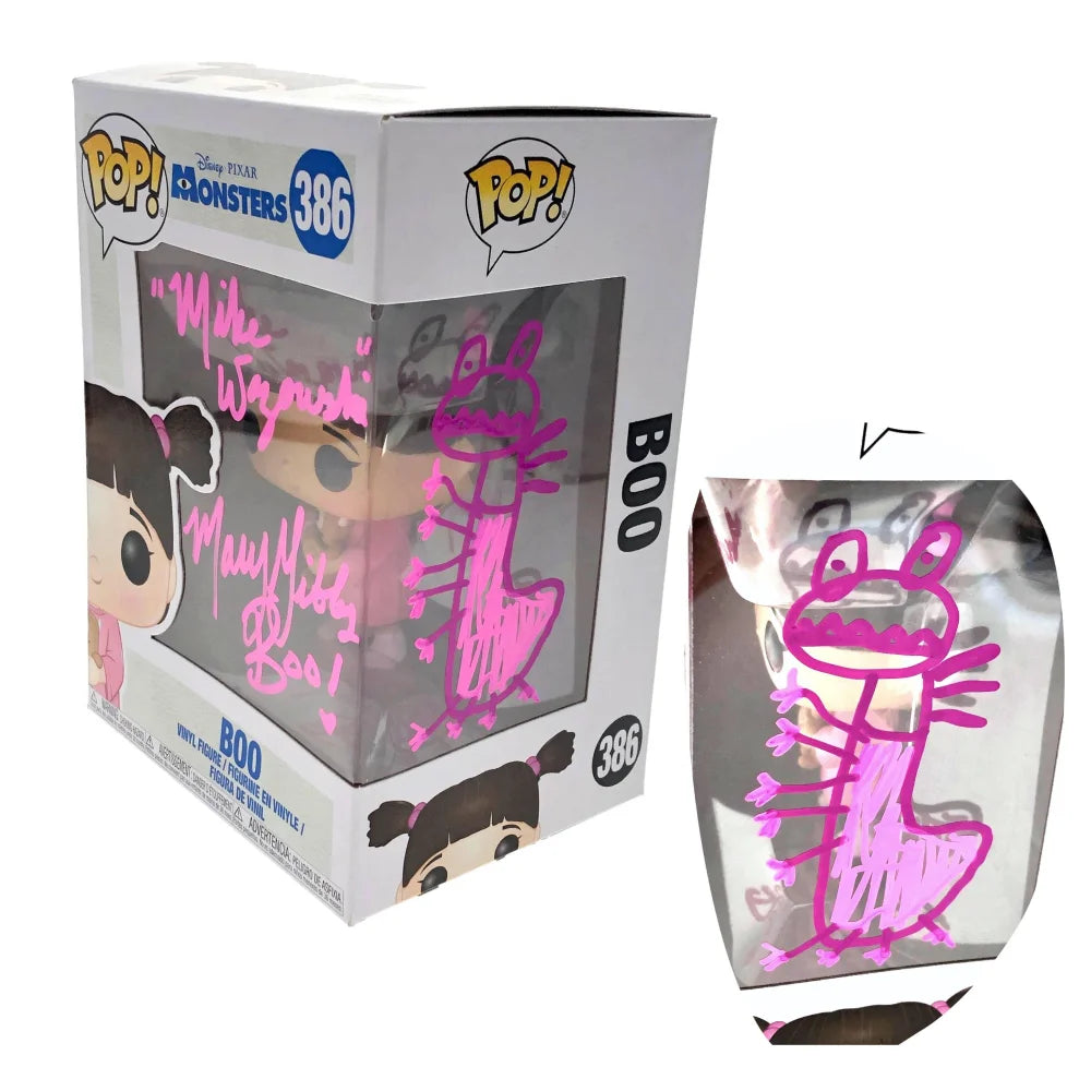 Mary Gibbs Signed Randall Sketch Boo Monsters Inc. Funko Pop JSA COA Autograph Mike