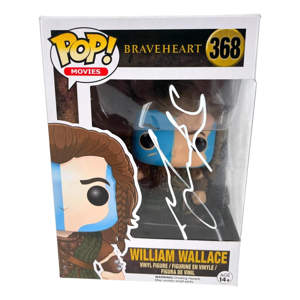 Mel Gibson Autographed Braveheart Funko Pop #368 William Wallace JSA COA Signed