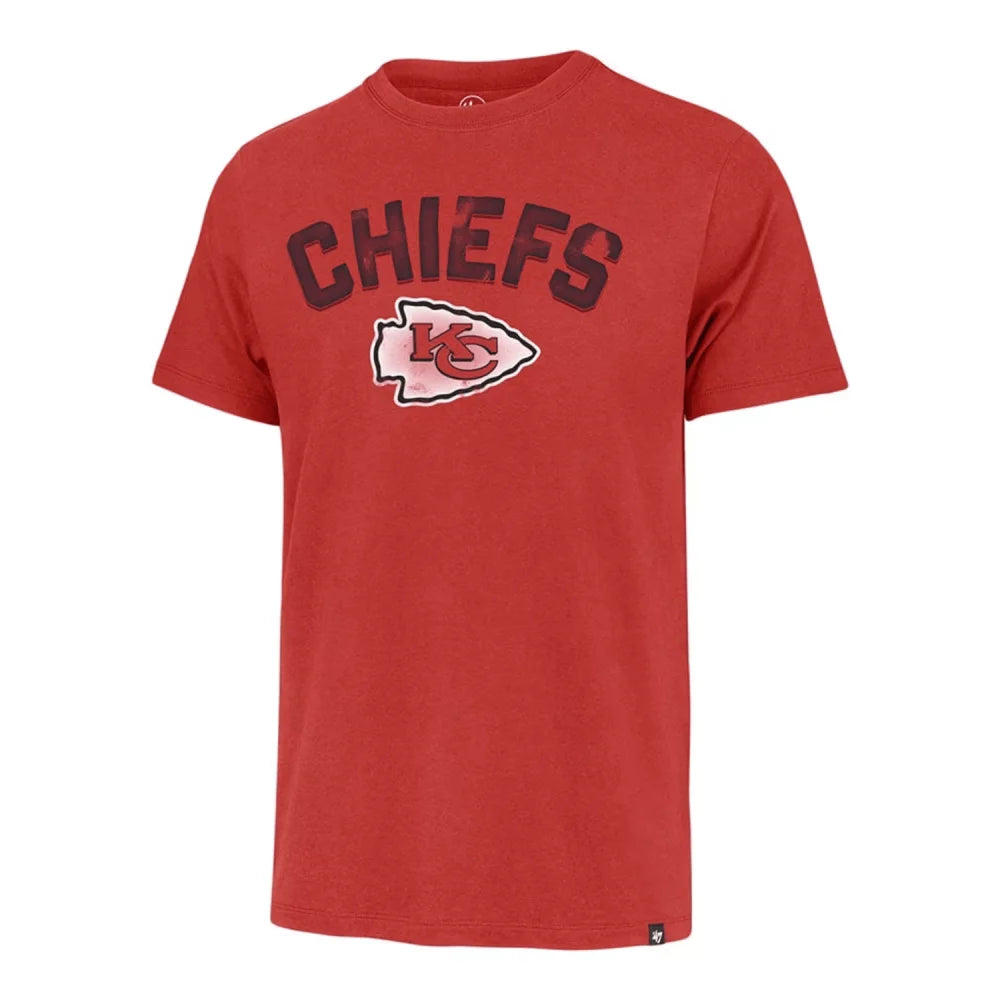 Men’s ’47 Brand Kansas City Chiefs Red All Arch Franklin T-Shirt