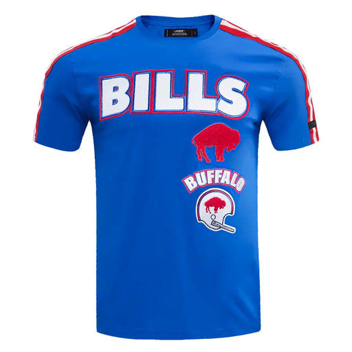 Men’s Pro Standard Buffalo Bills Retro Classic Chenille Striped Tee Shirt