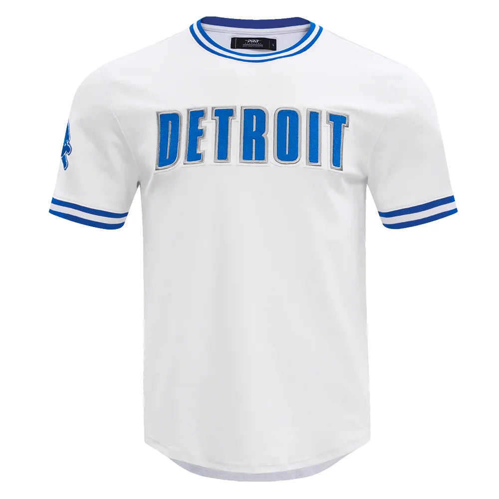 Men’s Pro Standard Detroit Lions Classic Chenille DK Tee Shirt