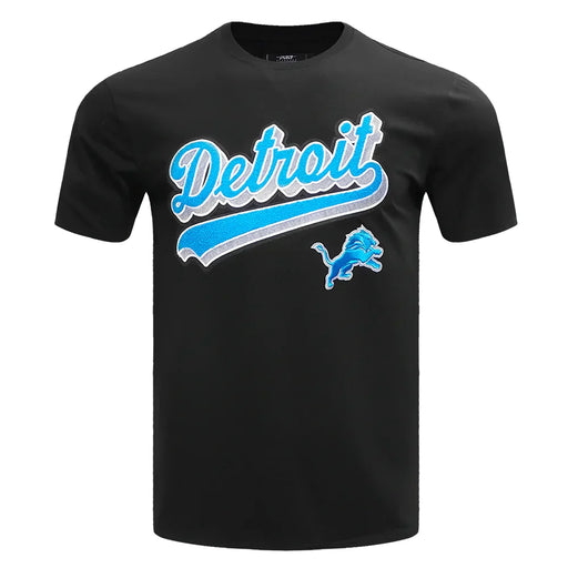 Men’s Pro Standard Detroit Lions Script Tail Tee Shirt