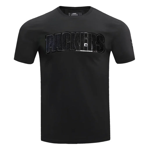 Men’s Pro Standard Green Bay Packers Triple Black Short Sleeve Tee