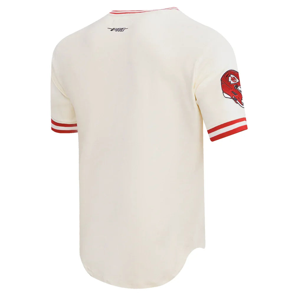 Men's Pro Standard Kansas City Chiefs Retro Classic Chenille Tee Men's Pro Standard Kansas City Chiefs Retro Classic Chenille Tee